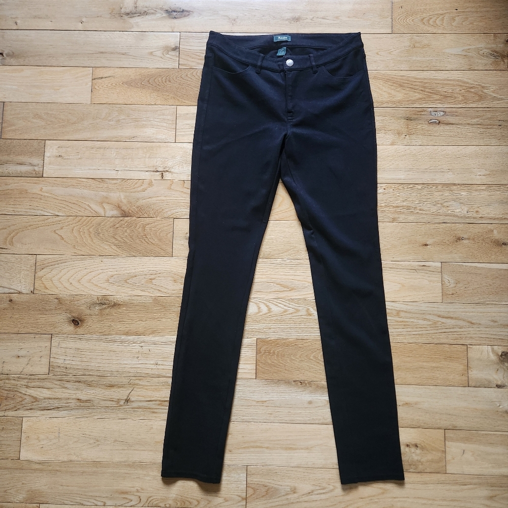 Roots Ponte Stretch Skinny Leg Pant - Black